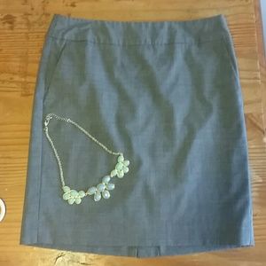 Gray Banana Republic Pencil Skirt- 2P - Like New